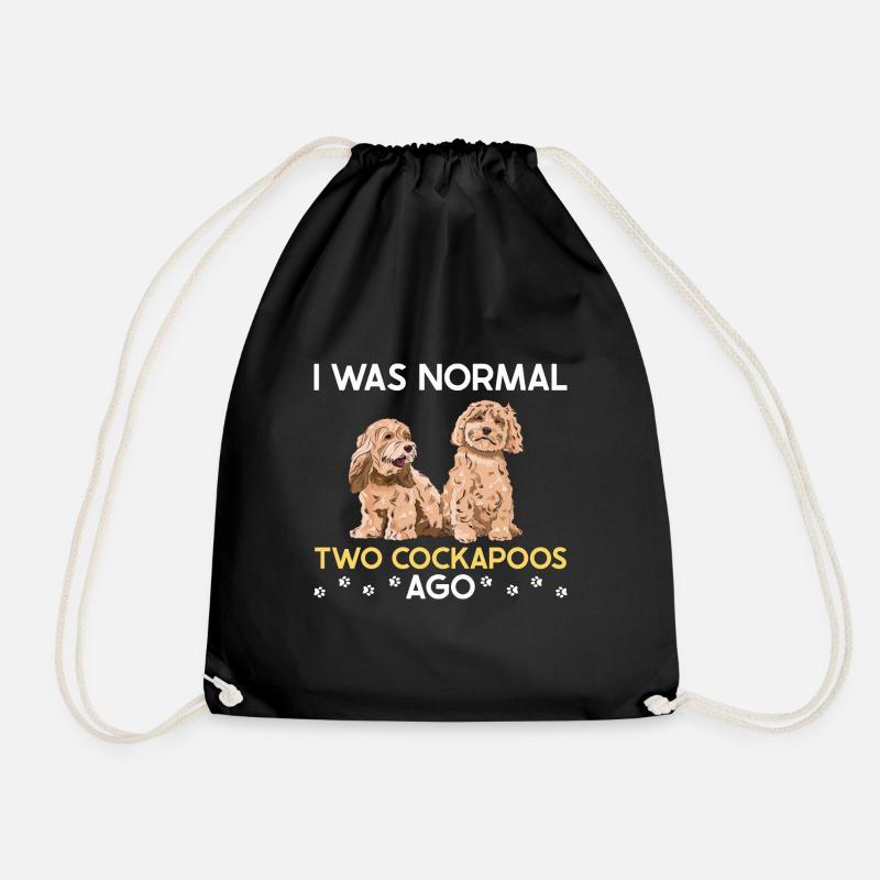 Cockapoo Hund - Turnbeutel - Schwarz