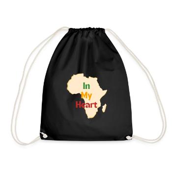 Africa In My Heart Afrique - NeedyMindSet™ - Sac de sport léger - noir - Devant