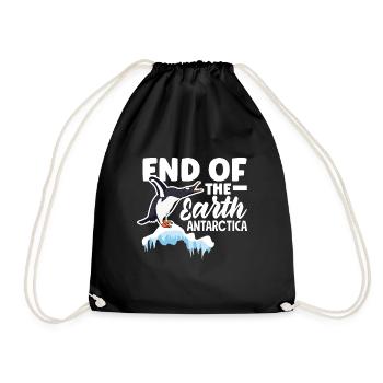 End of the earth Ice Expedition Adventure - Drawstring Bag - black - Front