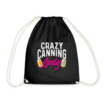 Mise en conserve, mise en conserve, mise en conserve, conservation des aliments - Sac de sport léger - noir - Devant