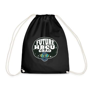 Future HBCU Grad Student Historically Black - Turnbeutel - Schwarz - Vorne