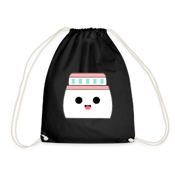 Croisière en bateau de croisière Kawaii - Sac de sport léger - noir - Devant