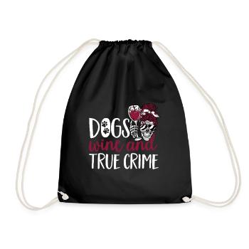 Wahre Verbrechen Podcaster True Crime Podcast - Drawstring Bag - black - Front