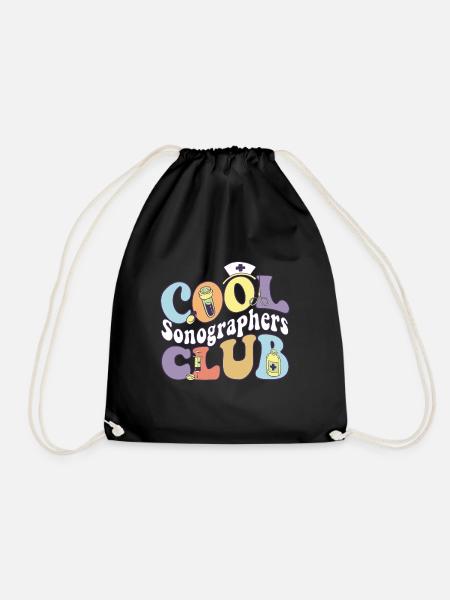 Cool Sonographers Club Rad Tech Squad Radiologist - Turnbeutel - Schwarz