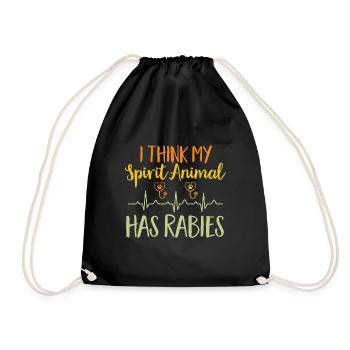 Vet Tech Veterinary Veterinary Technician - Drawstring Bag - black - Front