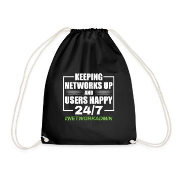 Administrateur réseau Ingénieur réseau - Sac de sport léger - noir - Devant