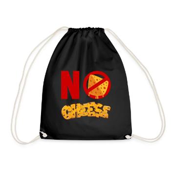 Pas de fromage pour ceux qui n’aiment pas le fromage - Sac de sport léger - noir - Devant