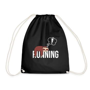 Marathon - Drawstring Bag - black - Front