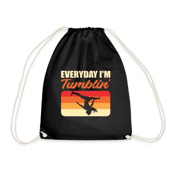 Ich bin Tumblin Entertainer Geschenk - Turnbeutel - Schwarz - Vorne