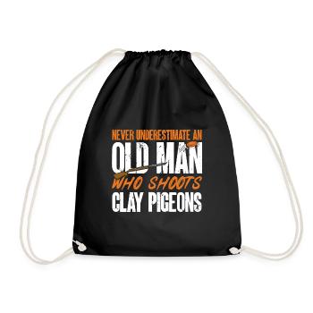 Tir au piège Tir au pigeon en argile Skeet - Sac de sport léger - noir - Devant
