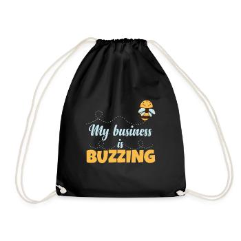 Mon entreprise bourdonne drôle d’apiculture - Sac de sport léger - noir - Devant