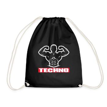 Festival - Drawstring Bag - black - Front