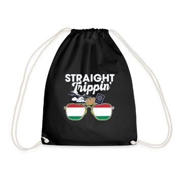 Straight Trippin' Hungary Vacation Tour Voyage - Sac de sport léger - noir - Devant