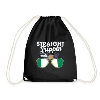 Straight Trippin' Nigeria Vacances Tour Voyage - Sac de sport léger - noir - Devant