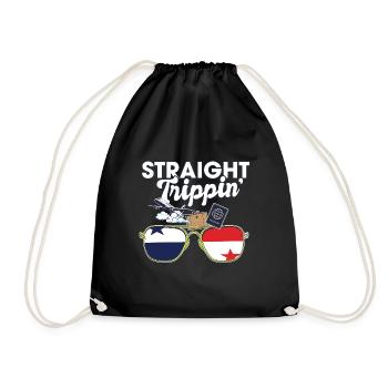 Straight Trippin' Panama Vacances Tour Voyage - Sac de sport léger - noir - Devant