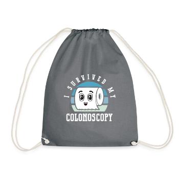 Gastro-entérologie Endoscopie Coloscopie - Sac de sport léger - gris - Devant