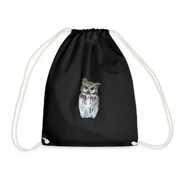 Hibou - Sac de sport léger - noir - Devant