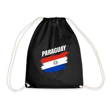 Paraguay Amérique Voyage Idée cadeau - Sac de sport léger - noir - Devant