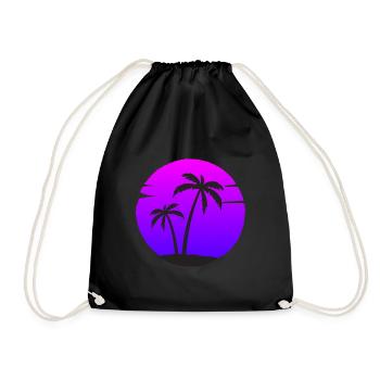 Paradise Island - Turnbeutel - Schwarz - Vorne