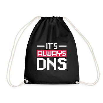 C’est toujours l’administrateur réseau DNS - Sac de sport léger - noir - Devant