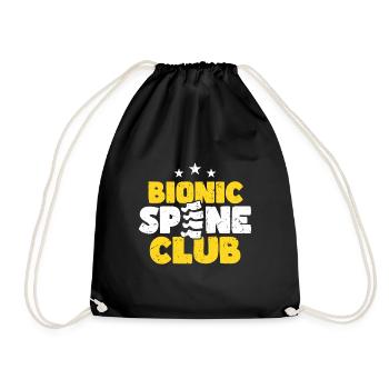 Binoic Spine Club Chirurgie du dos - Sac de sport léger - noir - Devant