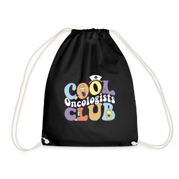 Cool Oncologists Club Oncology Practitioner Squad - Turnbeutel - Schwarz - Vorne