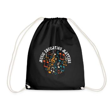 Music Education Matters Composer Musician Music - Turnbeutel - Schwarz - Vorne