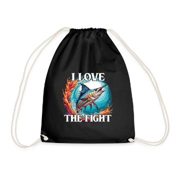 Jumping Marlin Pêche en haute mer Pêche en haute mer - Sac de sport léger - noir - Devant