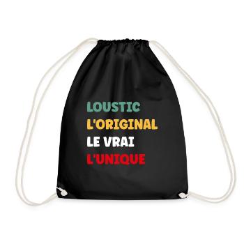 loustic - Sac de sport léger - noir - Devant