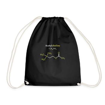 Acétylcholine Molécule - Sac de sport léger - noir - Devant
