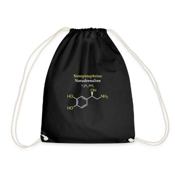 Norepinephrine Molécule - Sac de sport léger - noir - Devant