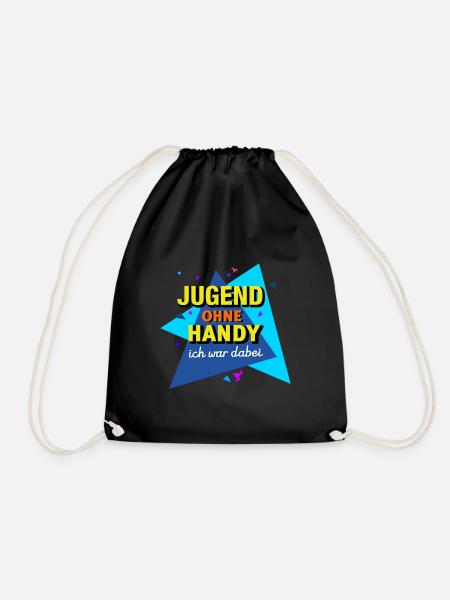 Jugend Ohne Handy - Ich War Dabei - Turnbeutel - Schwarz