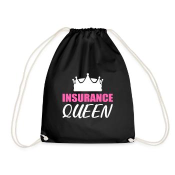 Assurance Queen Assureur Cadeau - Sac de sport léger - noir - Devant