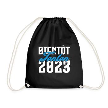 Cadeau Annonce grossesse bientôt Tonton 2023.Oncle - Sac de sport léger - noir - Devant
