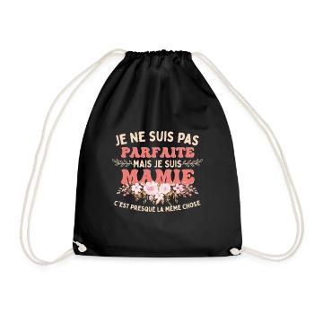 Grand-Mère Cadeau Mamie Humour - Sac de sport léger - noir - Devant
