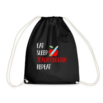 Professeur d’anglais langue seconde langue étrangère - Sac de sport léger - noir - Devant