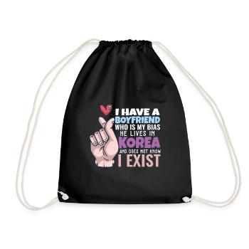 J’ai un petit ami Kpop Idol Fan K Drama Lover I - Sac de sport léger - noir - Devant
