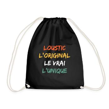 loustic - Sac de sport léger - noir - Devant