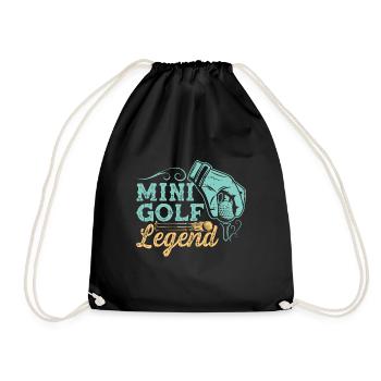 Golf golf golf golf cadeau - Sac de sport léger - noir - Devant