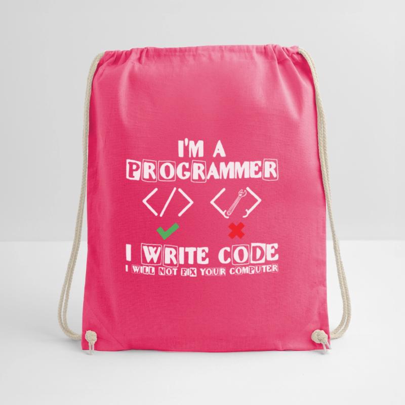 I'm a Programmer i write code Lover Coding Turnbeutel