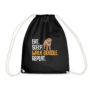 Goldendoodle Doodle Chien - Sac de sport léger - noir - Devant