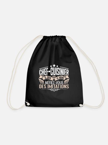 Cuisinier le seul Cuisinier le vrai Cuisinier - Sac de sport léger - noir