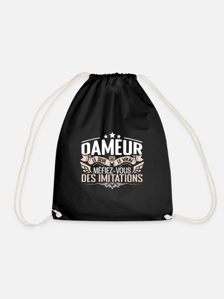 Dameur le seul Dameur le vrai Dameur - Sac de sport léger - noir