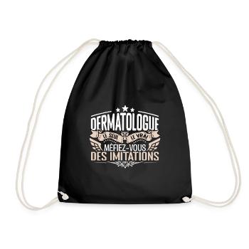 Dermatologue le seul Dermatologue le vrai Dermatol - Sac de sport léger - noir - Devant