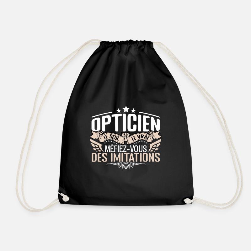 Opticien le seul Opticien le vrai Opticien - Sac de sport léger - noir