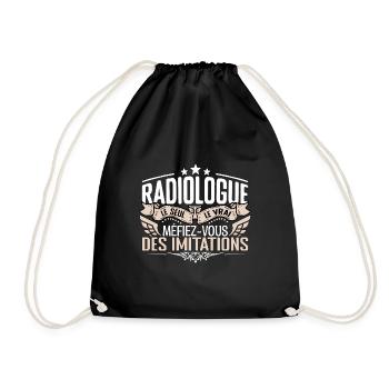 Radiologue le seul Radiologue le vrai Radiologue - Sac de sport léger - noir - Devant
