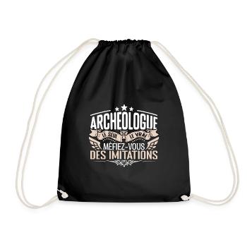 Archéologue le seul Archéologue le vrai Archéologu - Sac de sport léger - noir - Devant