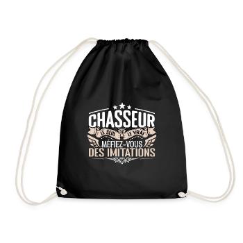 Chasseur le seul Chasseur le vrai Chasseur - Sac de sport léger - noir - Devant