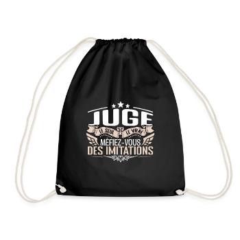 Juge le seul Juge le vrai Juge - Sac de sport léger - noir - Devant
