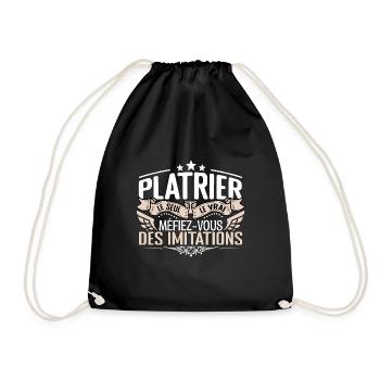 Platrier le seul Platrier le vrai Platrier - Sac de sport léger - noir - Devant